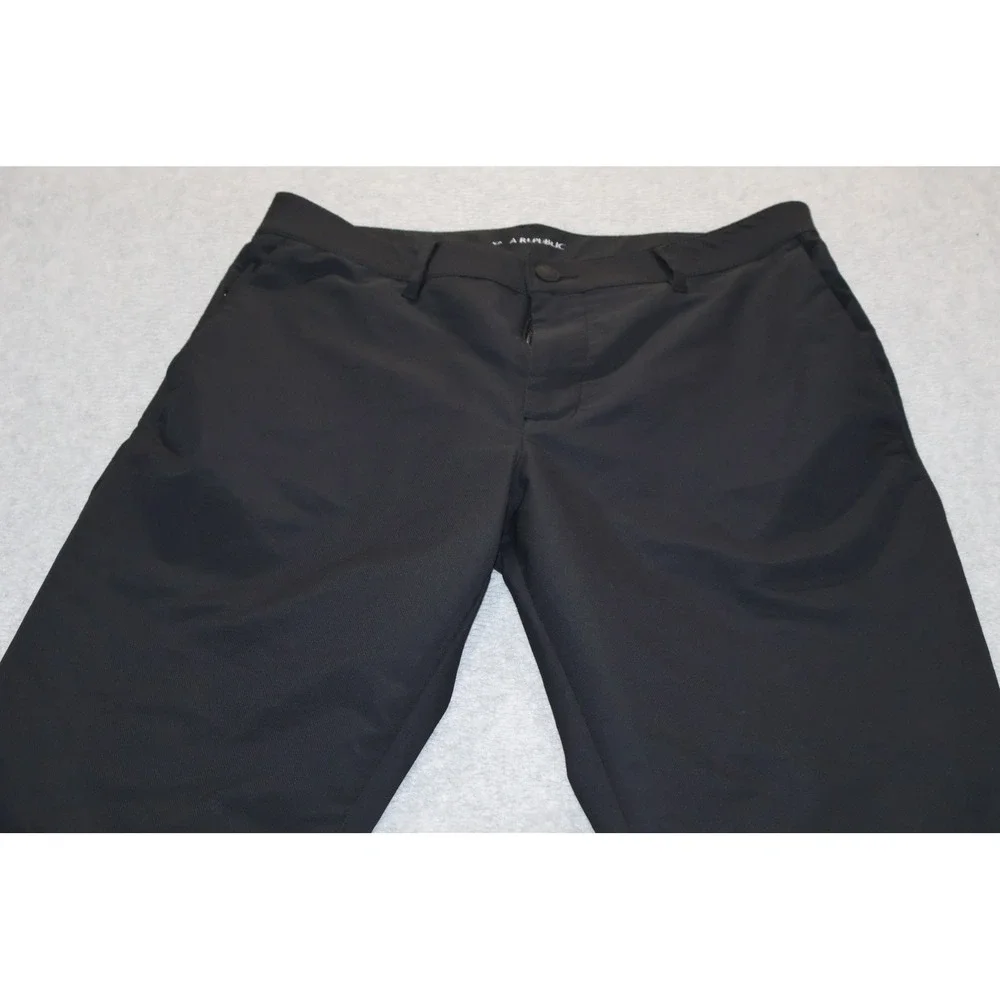 Banana Republic Pants Mens 32x32 Black Core Temp Slim Fit Chino Travel Golf